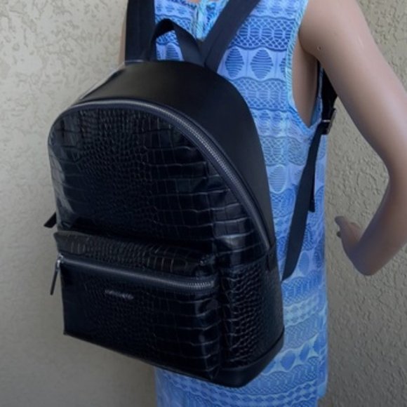 Michael Kors Cooper Men`s Backpack Black - Picture 11 of 15